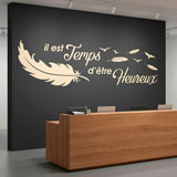 Vinilos Decorativos: Il est temps d'&ecirc;tre Heureux 15