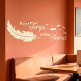 Vinilos Decorativos: Il est temps d'&ecirc;tre Heureux 5