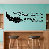 Vinilos Decorativos: Il est temps d'&ecirc;tre Heureux 8