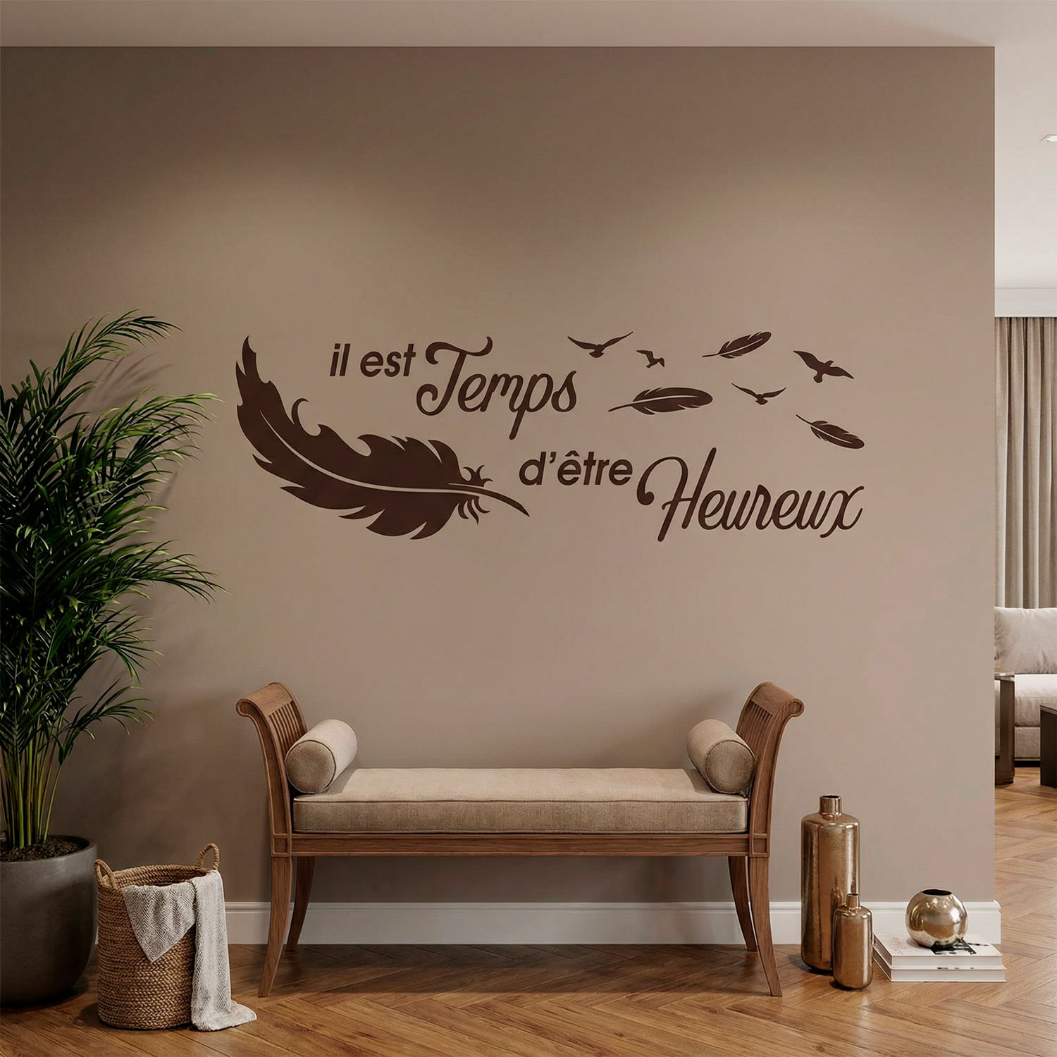 Vinilos Decorativos: Il est temps d'&ecirc;tre Heureux