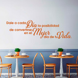 Vinilos Decorativos: Dale a cada día... 2