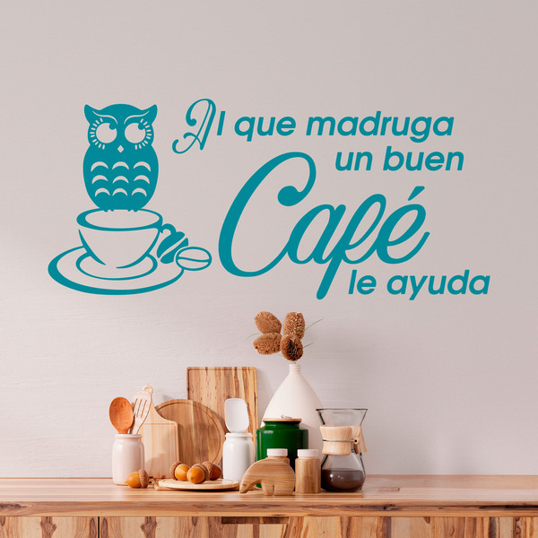 Vinilos Decorativos: Al que madruga un buen café le ayuda