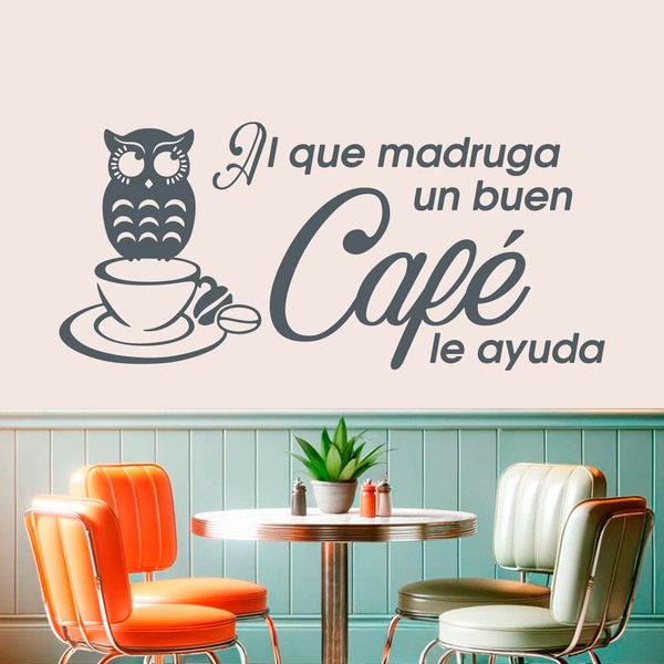 Vinilos Decorativos: Al que madruga un buen café le ayuda