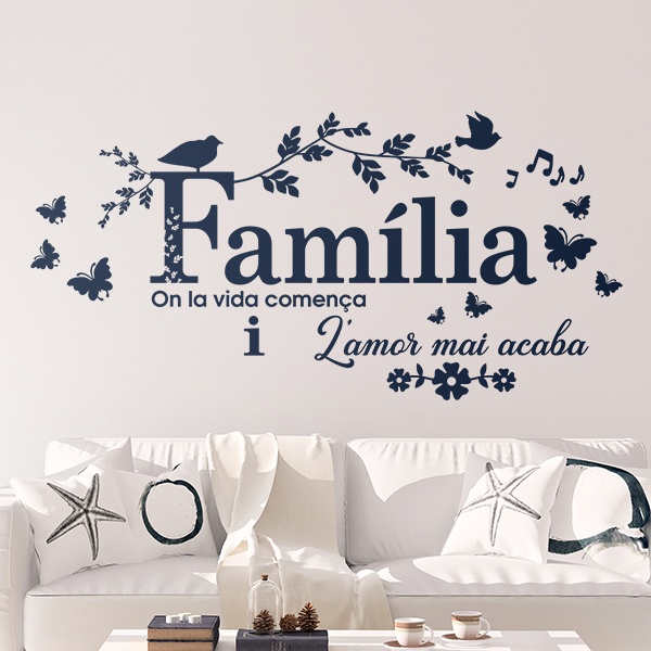 Vinilos Decorativos:  Família, on la vida comença