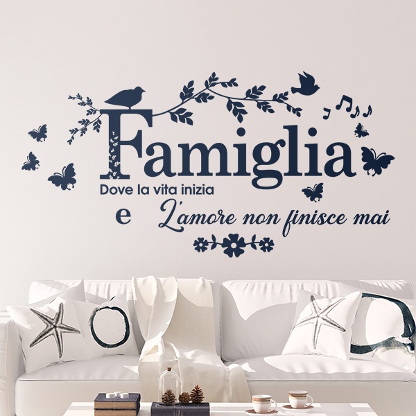 Vinilos Decorativos: La famiglia, dove la vita inizia
