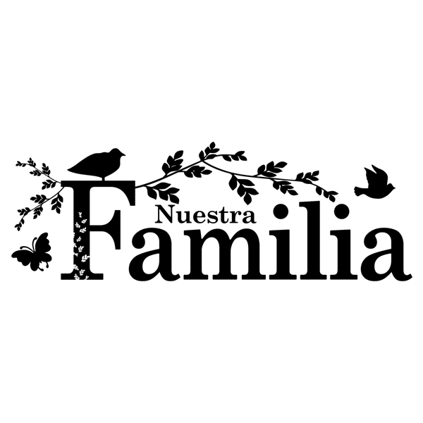 Vinilos Decorativos: Nuestra familia