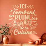 Vinilos Decorativos: Ici Tombent en Ruine les Merveilles de la Cuisine 6