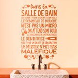 Vinilos Decorativos: Dans la Salle de Bain 2