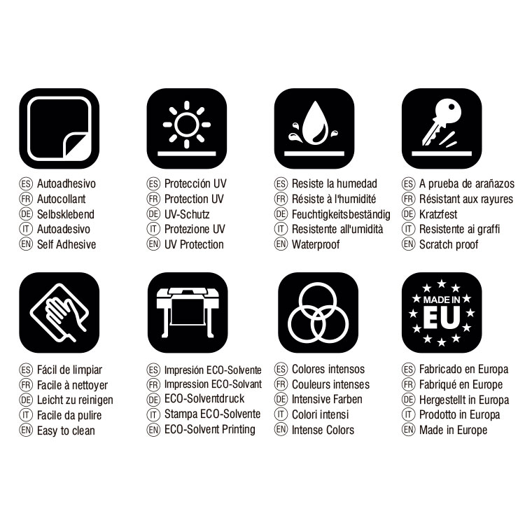 Pegatinas: Números stickerbomb