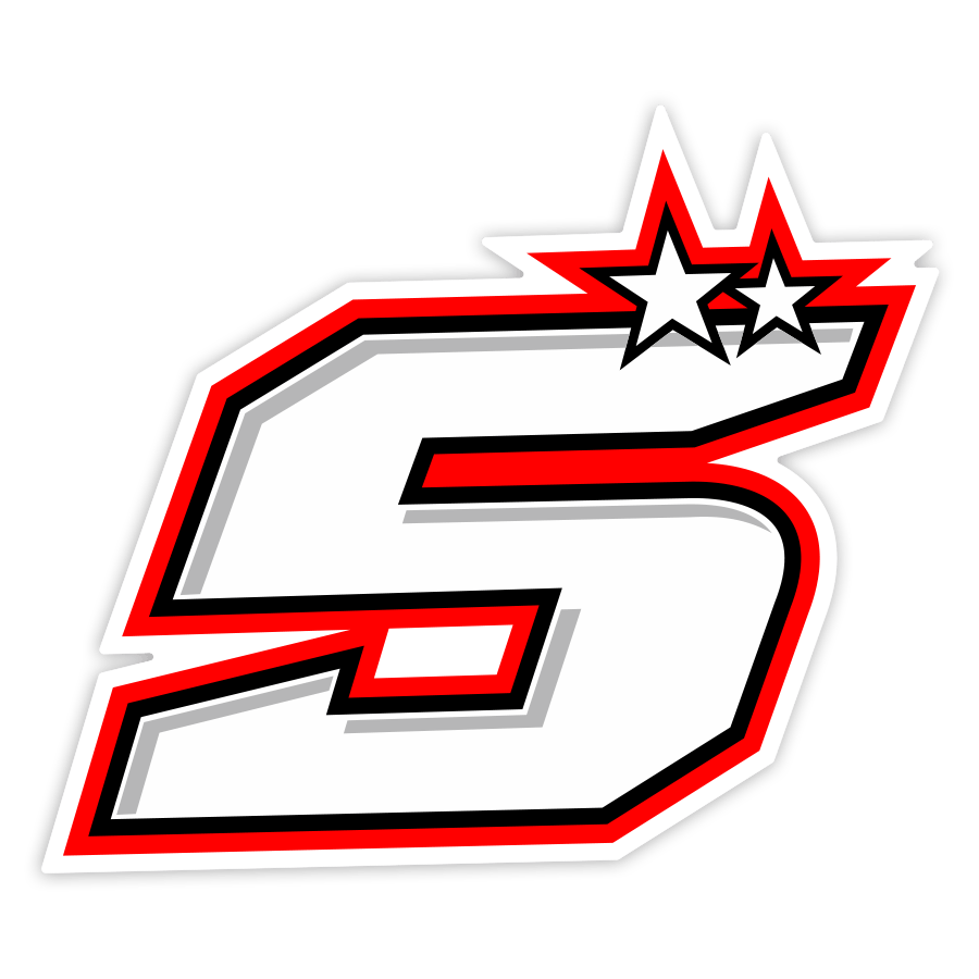 Pegatinas: N&uacute;mero 5 Johann Zarco MotoGP