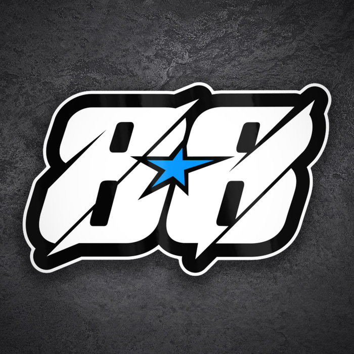 Pegatinas: MotoGP Miguel Oliveira N&uacute;mero 88