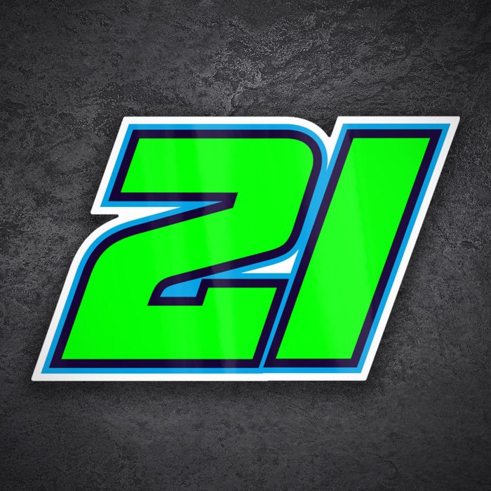 Pegatinas: Franco Morbidelli 21 MotoGP