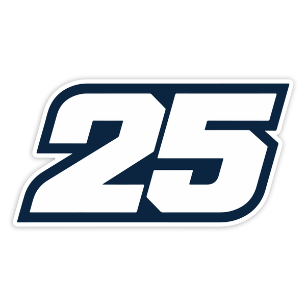 Pegatinas: Raúl Fernández Número 25 MotoGP