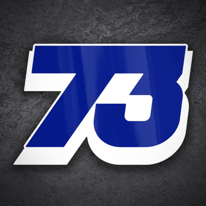 Pegatinas: N&uacute;mero 73 &Aacute;lex M&aacute;rquez MotoGP