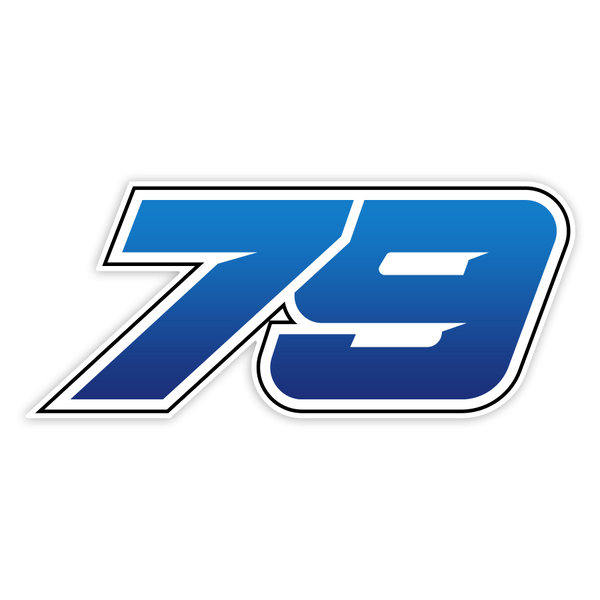 Pegatinas: Número 79 MotoGP Ai Ogura