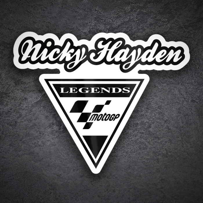 Pegatinas: N&uacute;mero 69 Nicky Hayden MotoGP