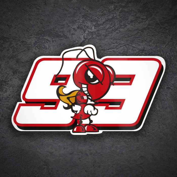 Pegatinas: Hormiga 93 con N&uacute;mero Piloto MotoGP Marc M&aacute;rquez