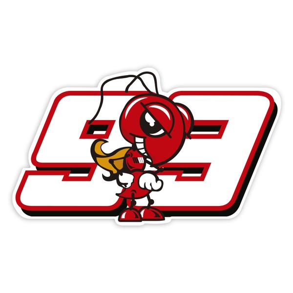 Pegatinas: Hormiga 93 MotoGP Marc Márquez