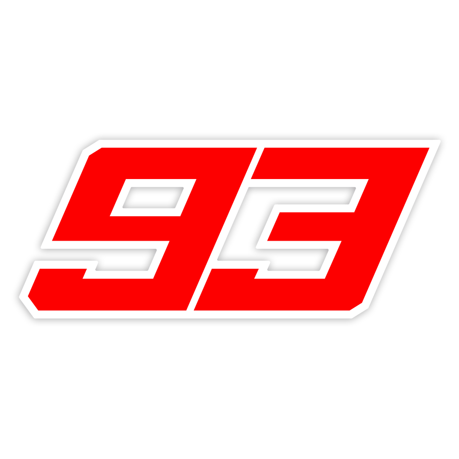 Pegatinas: Número 93 MotoGP Marc Márquez