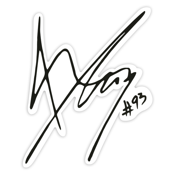 Pegatinas: Firma MotoGP Marc M&aacute;rquez 93