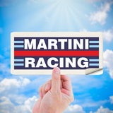 Pegatinas: Martini Racing con Franjas Azul y Roja 4