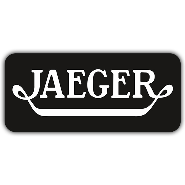 Pegatinas: JAEGER con Adornos Curvos