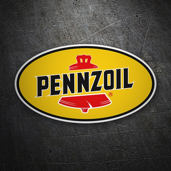 Pegatinas: Pennzoil con Logotipo Ovalado