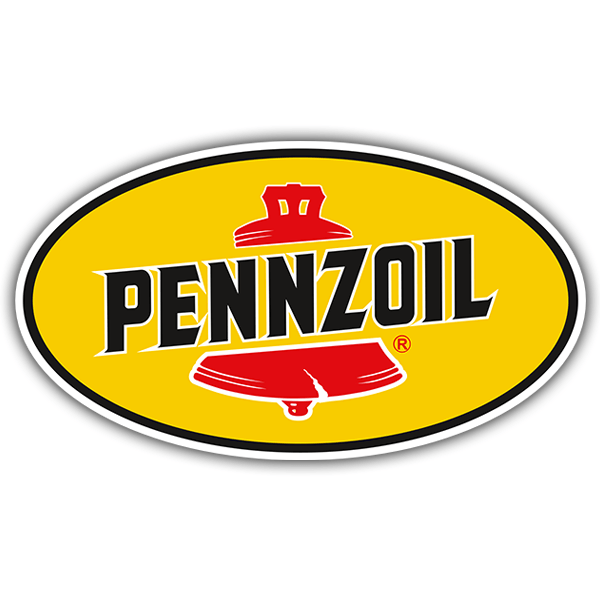 Pegatinas: Pennzoil con Logotipo Ovalado