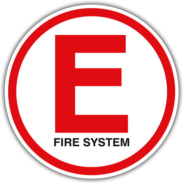 Pegatinas: E Fire System