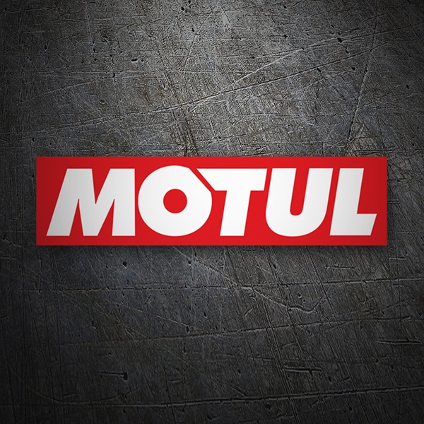 Pegatinas: MOTUL en Letras May&uacute;sculas con Tama&ntilde;o Variado
