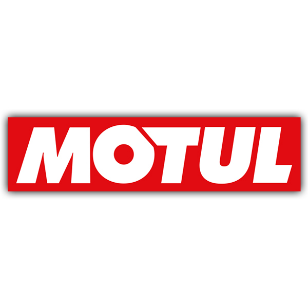 Pegatinas: MOTUL en Letras May&uacute;sculas con Tama&ntilde;o Variado