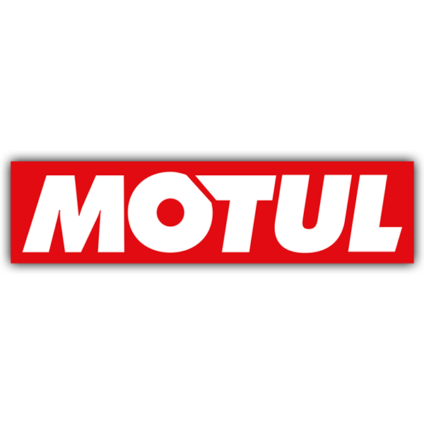 Pegatinas: MOTUL en Letras May&uacute;sculas con Tama&ntilde;o Variado