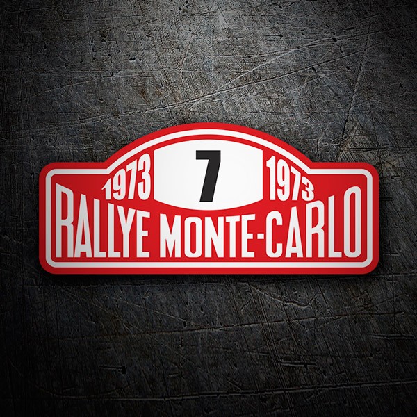 Pegatinas: Rallye Monte-Carlo 1