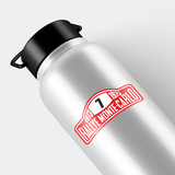 Pegatinas: N&uacute;mero 7 con Texto Rallye Monte-Carlo 1973 3