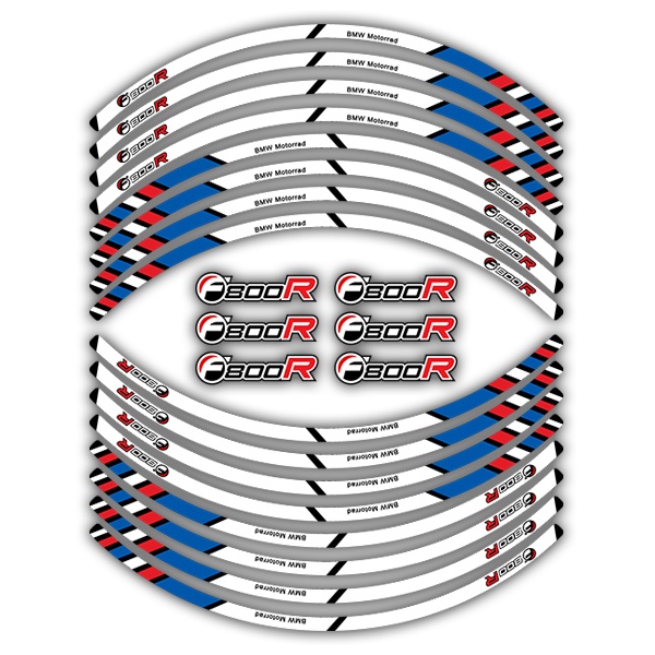 Pegatinas: Kit adhesivo Bandas llantas BMW F800R