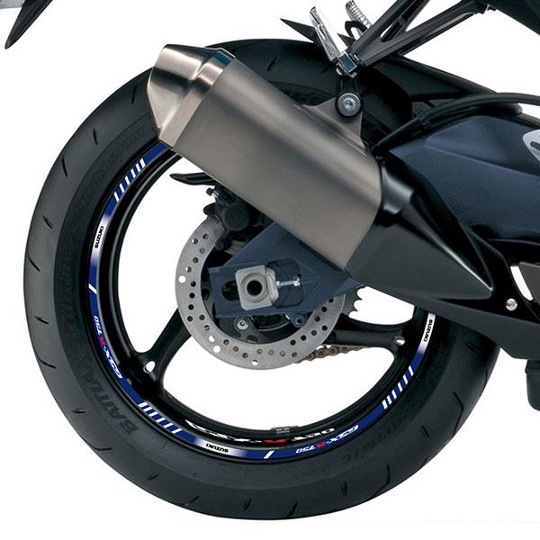 Pegatinas: Kit adhesivo Bandas llantas Suzuki GSX R750