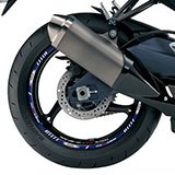 Pegatinas: Kit adhesivo Bandas llantas Suzuki GSX R750 5