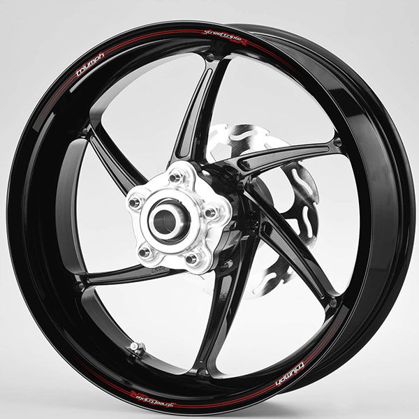 Pegatinas: Kit adhesivo Bandas llantas Triumph Street Triple