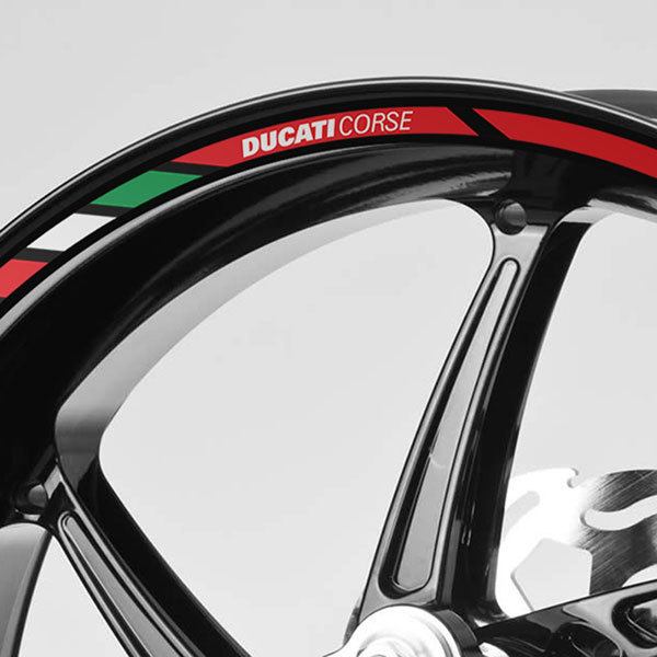 Pegatinas: Kit adhesivo Bandas llantas Ducati Multistrada