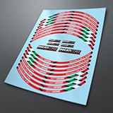 Pegatinas: Kit adhesivo Bandas llantas Ducati Multistrada 3