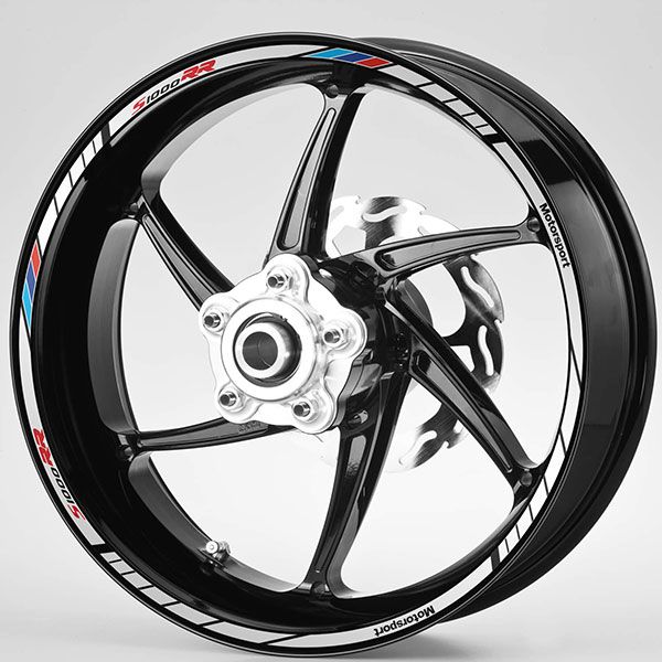 Pegatinas: Kit adhesivo Bandas llantas BMW S1000 Motorsport