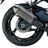 Pegatinas: Kit adhesivo Bandas llantas Suzuki GSX 750 5