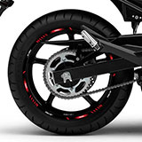 Pegatinas: Kit adhesivo Bandas llantas Yamaha XJ6 5