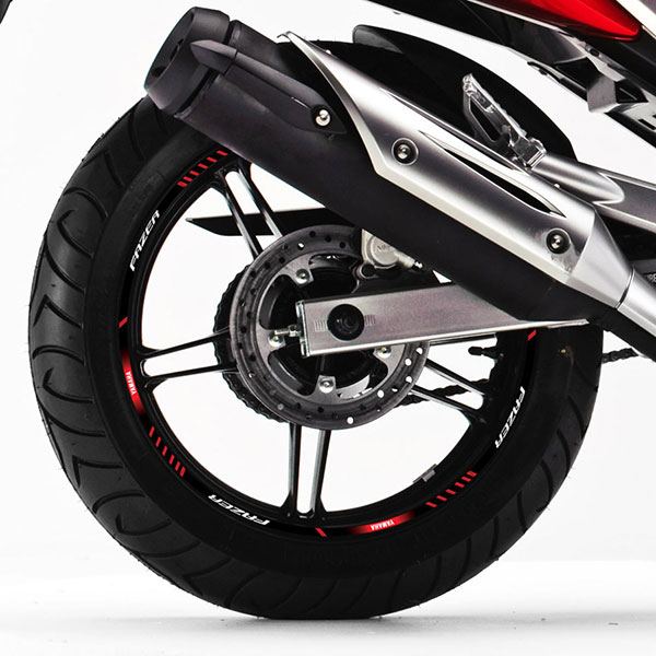 Pegatinas: Bandas llantas moto Yamaha Fazer 250