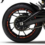 Pegatinas: Bandas llantas moto Yamaha MT 09 5