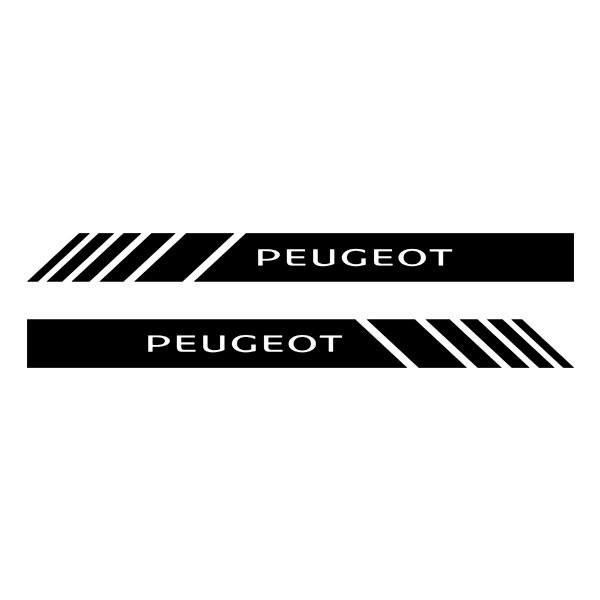 Pegatinas: Retrovisor Peugeot