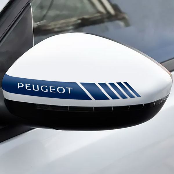 Pegatinas: Retrovisor Peugeot