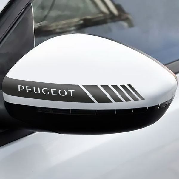 Pegatinas: Retrovisor Peugeot