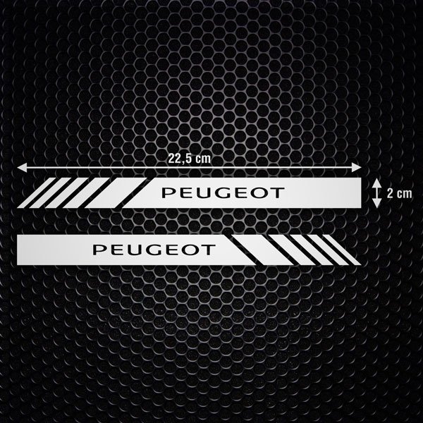 Pegatinas: Retrovisor Peugeot