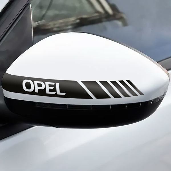 Pegatinas: Retrovisor Opel